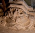 Biserica luterana fortificata - Richis Figura groteasca Richis